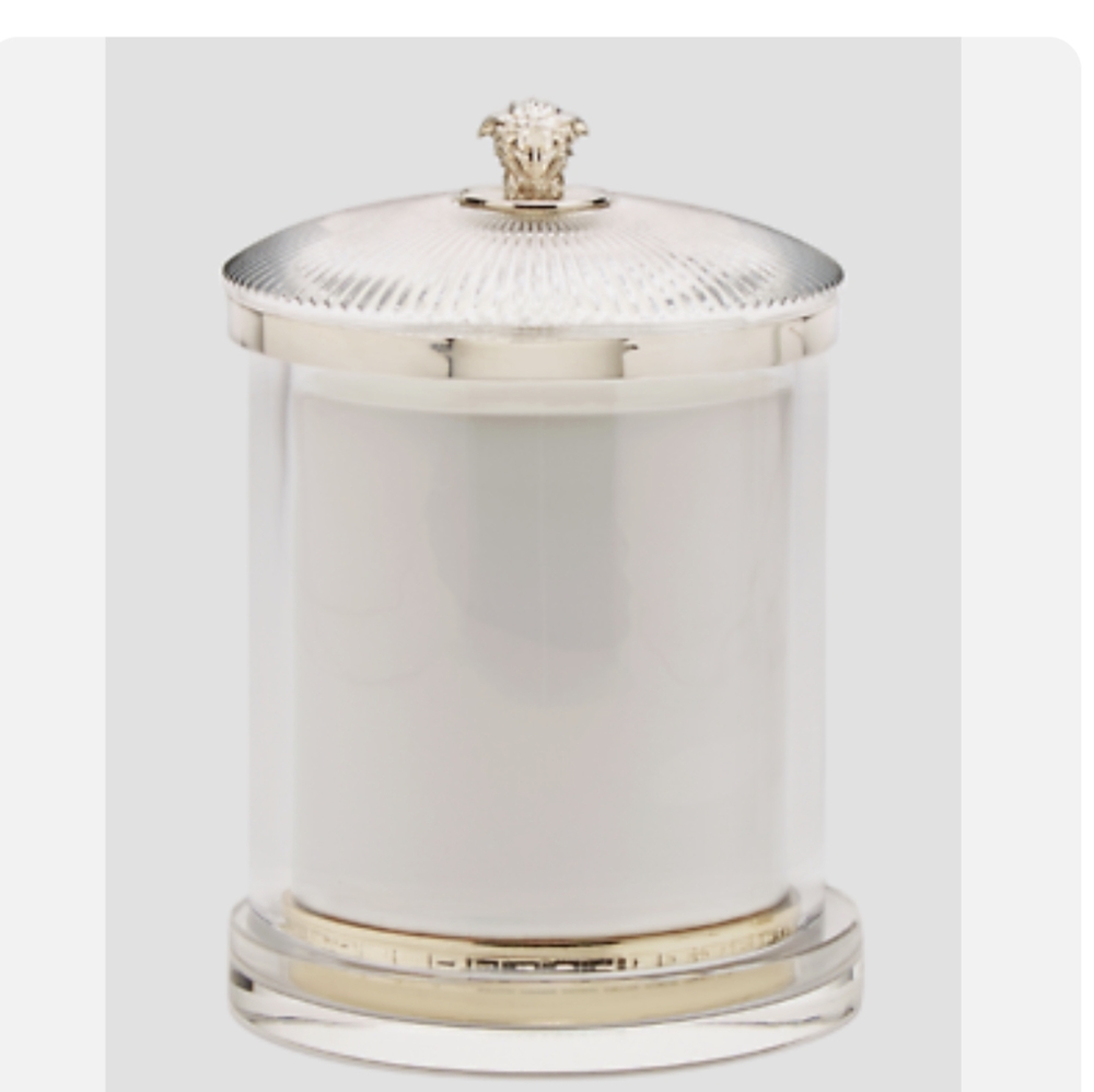 New in box Versace candle